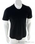 Salewa Fanes 100% Merino Mens T-Shirt, , Black, , Male, 0032-11397, 5638094116, , N2-02.jpg