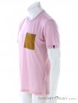 Salewa Fanes Art Merino Mens T-Shirt, Salewa, Pink, , Male, 0032-11398, 5638094125, 4053866590976, N1-06.jpg