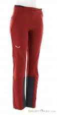 Salewa Lagorai DST Pant Women Ski Touring Pants, Salewa, Dark-Red, , Female, 0032-11408, 5638094239, 4053866572699, N1-01.jpg
