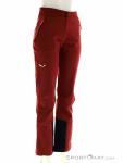 Salewa Sella DST Women Ski Touring Pants, Salewa, Dark-Red, , Female, 0032-11256, 5638094277, 4053866461863, N1-01.jpg