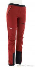 Salewa Sella DST Light Mujer Pantalón de ski de travesía, , Rojo, , Mujer, 0032-11411, 5638094306, , N1-01.jpg