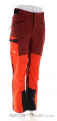 Salewa Sella DST HYB Pant Mens Ski Touring Pants, , Red, , Male, 0032-11419, 5638094887, , N1-01.jpg