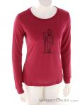 Super Natural Skianto LS Women Shirt, Super Natural, Dark-Red, , Female, 0208-10207, 5638098382, 7630162696372, N2-02.jpg