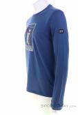 Super Natural Skiatore LS Hommes T-shirt, Super Natural, Bleu, , Hommes, 0208-10216, 5638100285, 7630162678255, N1-06.jpg