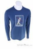Super Natural Skiatore LS Hommes T-shirt, Super Natural, Bleu, , Hommes, 0208-10216, 5638100285, 7630162678255, N2-02.jpg