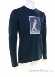 Super Natural Skiatore LS Hommes T-shirt, Super Natural, Bleu foncé, , Hommes, 0208-10216, 5638100290, 7630162662056, N1-01.jpg