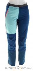 Ortovox Berrino Women Ski Touring Pants, , Blue, , Female, 0016-11807, 5638101901, , N2-02.jpg