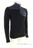 Ortovox Fleece Light Zip Neck Mens Sweater, , Black, , Male, 0016-11812, 5638102332, , N1-01.jpg