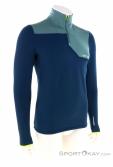 Ortovox Fleece Light Zip Neck Mens Sweater, Ortovox, Dark-Blue, , Male, 0016-11812, 5638102336, 4251877746645, N1-01.jpg
