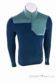Ortovox Fleece Light Zip Neck Mens Sweater, Ortovox, Dark-Blue, , Male, 0016-11812, 5638102336, 4251877746638, N2-02.jpg