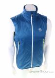 Ortovox Swisswool Piz Vial Mens Ski Touring Vest, , Blue, , Male, 0016-11825, 5638103851, , N2-02.jpg