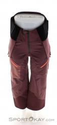 Ortovox 3L Guardian Shell Mujer Pantalón para ski, Ortovox, Rojo oscuro, , Mujer, 0016-11835, 5638104011, 4251877754268, N3-03.jpg
