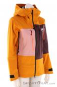 Ortovox 3L Deep Shell Women Ski Touring Jacket, Ortovox, Orange, , Female, 0016-11836, 5638104077, 4251877753698, N1-01.jpg
