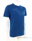 Ortovox 185 Merino Tangram Logo Mens T-Shirt, Ortovox, Blue, , Male, 0016-11841, 5638104129, 4251877715528, N1-01.jpg