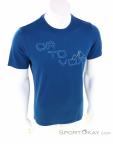 Ortovox 185 Merino Tangram Logo Mens T-Shirt, Ortovox, Blue, , Male, 0016-11841, 5638104129, 4251877715528, N2-02.jpg