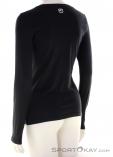 Ortovox Merino Brand Outline LS Mujer Camiseta, Ortovox, Negro, , Mujer, 0016-11842, 5638104578, 4251877757061, N1-11.jpg
