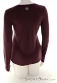 Ortovox Merino Brand Outline LS Femmes T-shirt, , Rouge, , Femmes, 0016-11842, 5638104582, , N2-12.jpg
