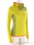 Ortovox Fleece Light Grid SN Hoody Women Sweater, Ortovox, Green, , Female, 0016-11852, 5638104740, 4251877764007, N1-01.jpg