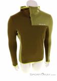 Ortovox Fleece Light Grid Mens Sweater, , Green, , Male, 0016-11863, 5638104839, , N2-02.jpg