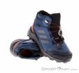 adidas Terrex Mid GTX Bambini Scarpe da Escursionismo Gore-Tex, , Azzurro scuro, , Bambino,Bambina, 0359-10428, 5638107664, , N1-01.jpg