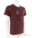 Chillaz Lion Hommes T-shirt, Chillaz, Rouge foncé, , Hommes, 0004-10736, 5638109528, 9120129661508, N1-01.jpg