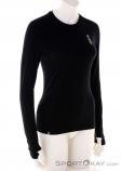 Mons Royale Cascade Merino Flex 200 LS Mujer Camiseta funcional, Mons Royale, Negro, , Mujer, 0309-10263, 5638110737, 9420057481620, N1-01.jpg