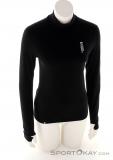 Mons Royale Cascade Merino Flex 200 Mock Neck Women Shirt, , Black, , Female, 0309-10264, 5638110783, , N2-02.jpg