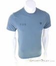 Fox Wordmark SS Tech Mens T-Shirt, Fox, Blue, , Male, 0236-10853, 5638110848, 191972827785, N2-02.jpg