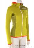 Ortovox Fleece Light Grid Hooded Women Sweater, , Yellow, , Female, 0016-11878, 5638116657, , N1-01.jpg