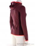 Ortovox Fleece Light Grid Hooded Women Sweater, Ortovox, Red, , Female, 0016-11878, 5638116662, 4251877763857, N1-16.jpg