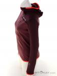 Ortovox Fleece Light Grid Hooded Damen Sweater, Ortovox, Rot, , Damen, 0016-11878, 5638116662, 4251877763857, N2-07.jpg