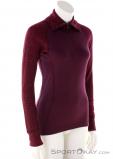 Devold Duo Active Zip Neck Women Sweater, , Dark-Red, , Female, 0394-10086, 5638117575, , N1-01.jpg