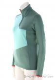 Ortovox Fleece Light Zip Neck Women Sweater, , Green, , Female, 0016-11580, 5638117631, , N1-06.jpg