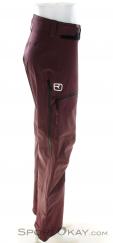 Ortovox 3L Ravine Shell Women Ski Pants, Ortovox, Dark-Red, , Female, 0016-11909, 5638118473, 4251877759676, N2-17.jpg