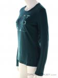 Ortovox Merino Brand Outline LS Women Shirt, Ortovox, Olive-Dark Green, , Female, 0016-11842, 5638118936, 4251877757122, N1-06.jpg