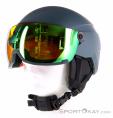 Atomic Savor Visor Stereo Ski Helmet with Visor, Atomic, Green, , Male,Female,Unisex, 0003-10689, 5638124282, 887445372974, N1-06.jpg