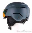 Atomic Savor Visor Stereo Ski Helmet with Visor, Atomic, Green, , Male,Female,Unisex, 0003-10689, 5638124282, 887445372974, N1-11.jpg