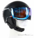 Atomic Savor Visor Stereo Ski Helmet with Visor, Atomic, Black, , Male,Female,Unisex, 0003-10689, 5638124283, 887445176749, N1-01.jpg