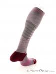 Ortovox Ski Tour LT Comp Long Women Ski Socks, , Pink, , Female, 0016-11918, 5638124367, , N2-17.jpg