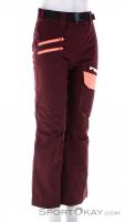 Ziener Aileen Jun Kids Ski Pants, , Dark-Red, , , 0358-10146, 5638127166, , N1-01.jpg