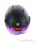 Salomon Pioneer LT Visor Ski Helmet, Salomon, Black, , Male,Female,Unisex, 0018-11890, 5638128616, 193128283384, N3-03.jpg