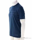 Vaude Qimsa Logo Mens T-Shirt, , Blue, , Male, 0239-11345, 5638150436, , N1-06.jpg