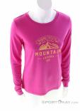 Super Natural Mountain Love LS Women Shirt, Super Natural, Pink, , Female, 0208-10221, 5638163982, 7630276894596, N2-02.jpg