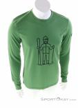 Super Natural Skieur LS Hommes T-shirt, Super Natural, Vert, , Hommes, 0208-10225, 5638164025, 7630162609198, N2-02.jpg