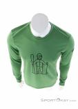 Super Natural Skieur LS Mens Shirt, , Green, , Male, 0208-10225, 5638164025, , N3-03.jpg