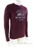Super Natural Mountain Lovers LS Herren Shirt, Super Natural, Dunkel-Rot, , Herren, 0208-10227, 5638164039, 7630162609648, N1-01.jpg