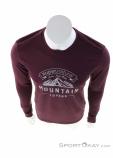 Super Natural Mountain Lovers LS Hommes T-shirt, Super Natural, Rouge foncé, , Hommes, 0208-10227, 5638164039, 7630162609648, N3-03.jpg
