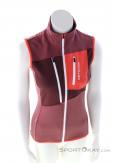 Ortovox Fleece Grid Vest Women Outdoor vest, Ortovox, Dark-Red, , Female, 0016-11943, 5638164753, 4251877707257, N2-02.jpg