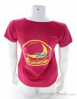 La Sportiva Climbing On The Moon Femmes T-shirt, La Sportiva, Rose, , Femmes, 0024-11212, 5638165485, 8058428001163, N3-13.jpg