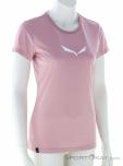 Salewa Solidlogo Dri-Release Women T-Shirt, , Pink, , Female, 0032-11439, 5638165581, , N1-01.jpg